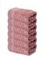 Mijolnir Juego de toallas de lavado Textured - Dusty Rose de 6 piezas